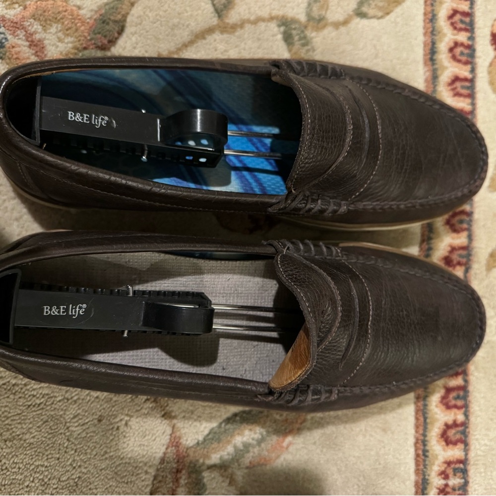 Brown beautiful loafers. Real leather. Men’s size 10 SOLD